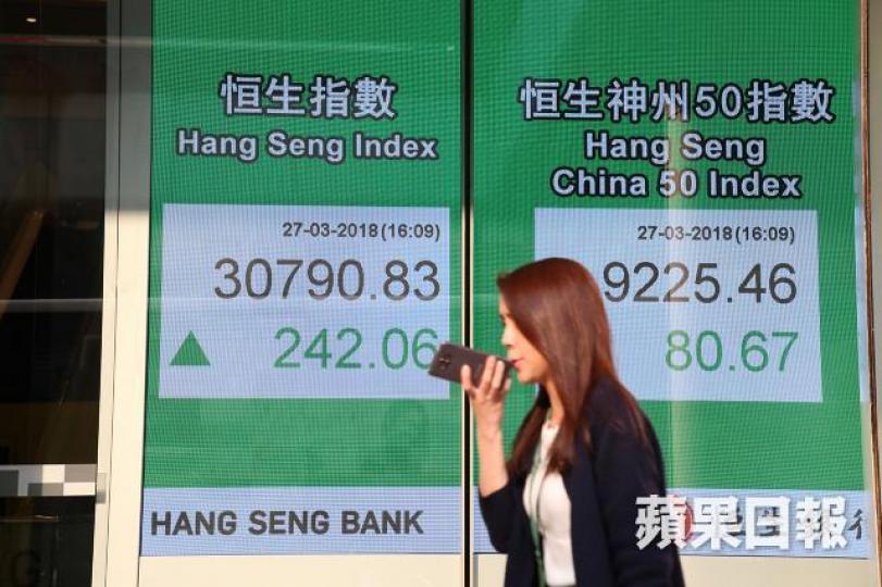 ■港股昨升242點,收報30790點。
■港股昨升242點,收報30790點。