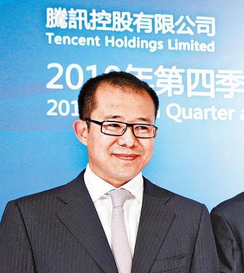 ■騰訊總裁劉熾平
■騰訊總裁劉熾平
