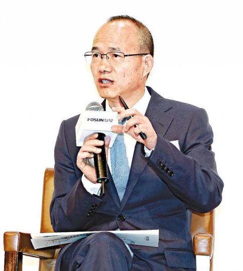 ■復星董事長郭廣昌。資料圖片
■復星董事長郭廣昌。資料圖片