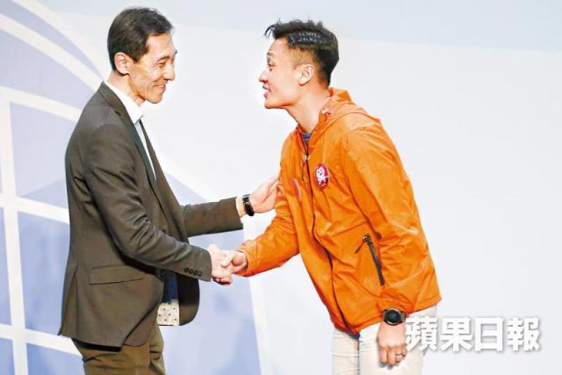 ■九西補選姚松炎（左）以約2,000票之差敗於民建聯鄭泳舜（右）。