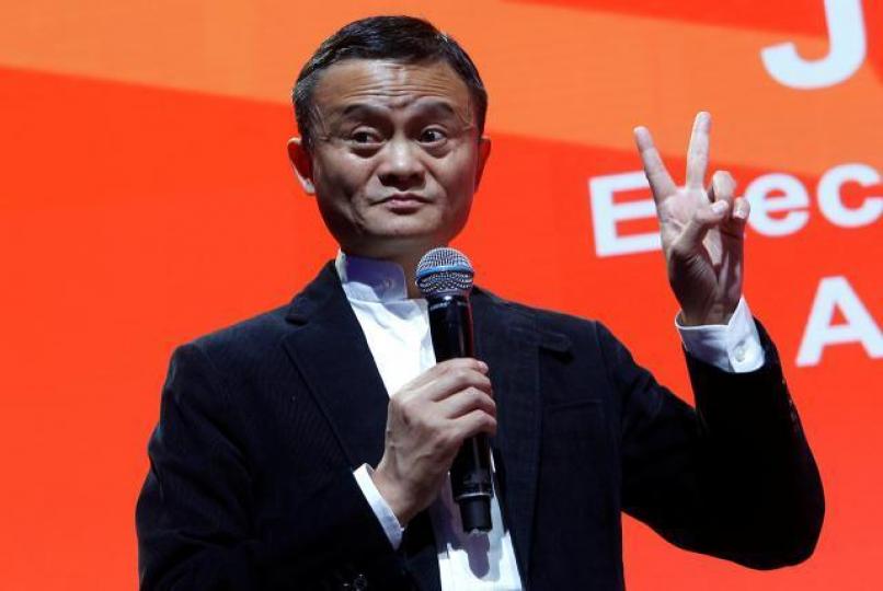 ■早前有傳阿里巴巴最快6月回歸A股;圖為阿里巴巴主席馬雲。 ■早前有傳阿里巴巴最快6月回歸A股;圖為阿里巴巴主席馬雲。