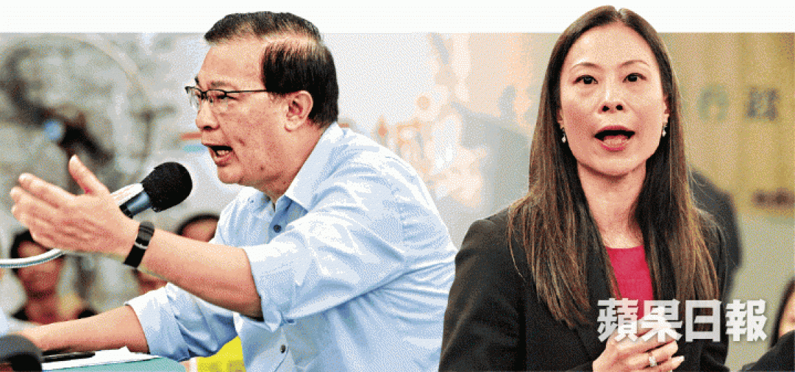 ■譚耀宗（左圖）批評戴耀廷言論危害香港；陳曼琪（右圖）則促港大處理。