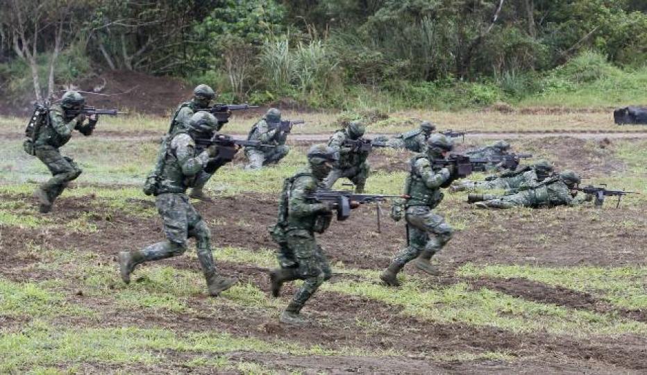 ■台軍每年均舉行演習以應對大陸軍事威脅。 ■台軍每年均舉行演習以應對大陸軍事威脅。
