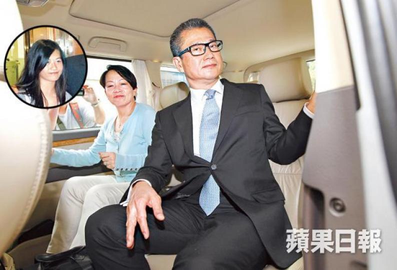 ■陳茂波夫婦昨沒到終院取判詞;小圖為其女兒陳天欣。資料圖片 ■陳茂波夫婦昨沒到終院取判詞;小圖為其女兒陳天欣。資料圖片