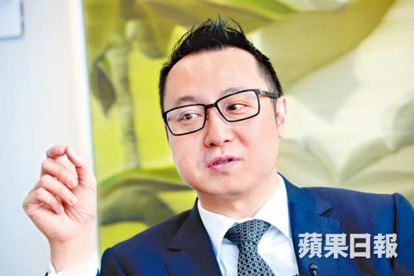 ■林世康表示,本地銀行股料息差改善。晉平安攝 ■林世康表示,本地銀行股料息差改善。晉平安攝