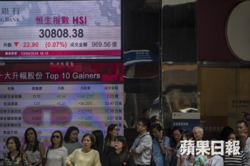 ■筆者認為恒生指數還不過是處於一橫行格局,31000以上阻力甚大。 ■筆者認為恒生指數還不過是處於一橫行格局,31000以上阻力甚大。