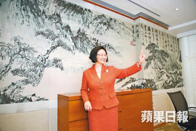 ■梁高美懿指創銀若不加大內地發展是錯失良機。晉平安攝 ■梁高美懿指創銀若不加大內地發展是錯失良機。晉平安攝