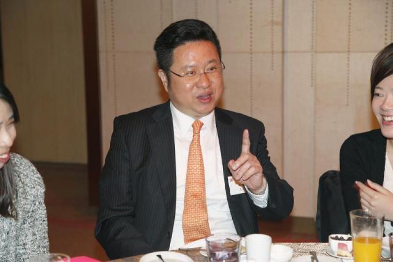 ■中國建築主席兼行政總裁周勇。資料圖片 ■中國建築主席兼行政總裁周勇。資料圖片