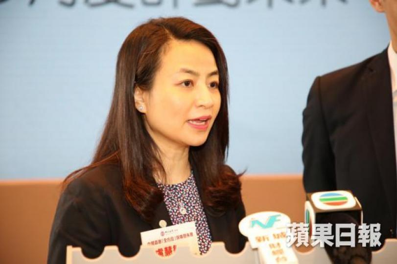 ■中銀香港個人金融及財富管理部副總經理盧慧敏。晉平安攝 ■中銀香港個人金融及財富管理部副總經理盧慧敏。晉平安攝