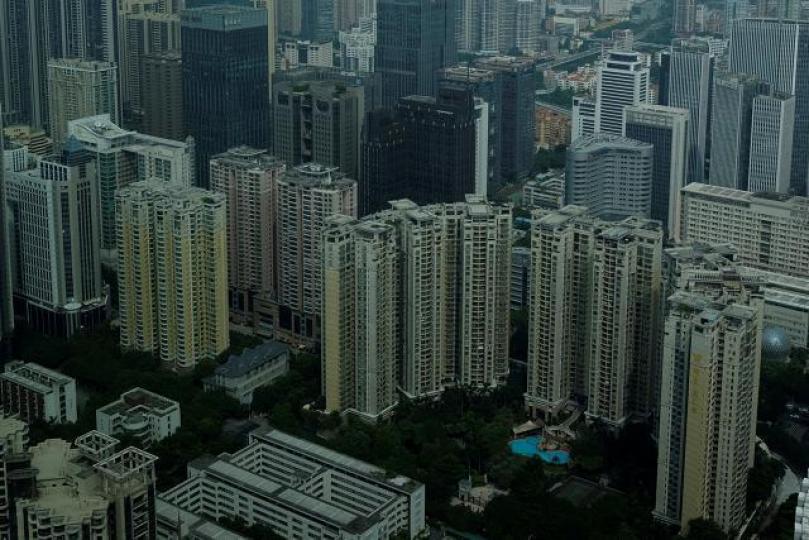 ■中國統計局昨日公佈3月70大中城市樓價。資料圖片 ■中國統計局昨日公佈3月70大中城市樓價。資料圖片
