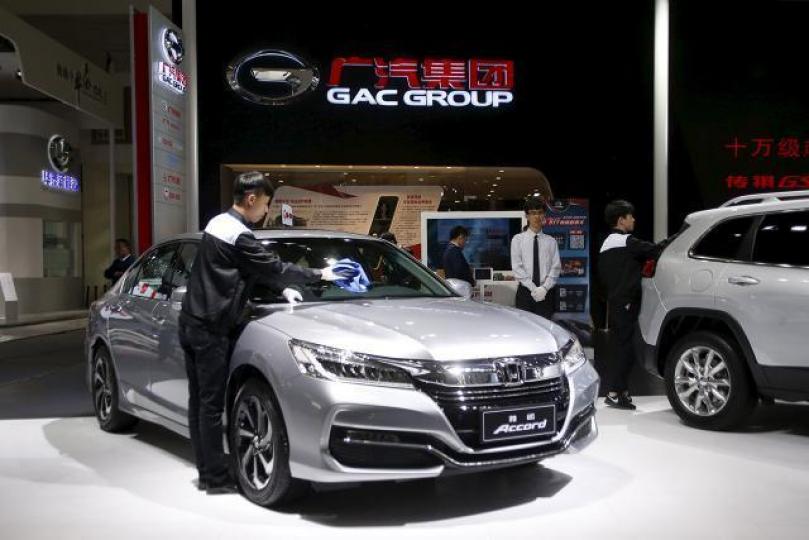 ■廣汽股價昨急跌。 ■廣汽股價昨急跌。