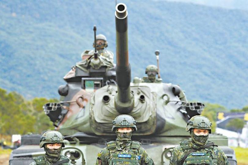 ■台軍早前在花蓮演習。