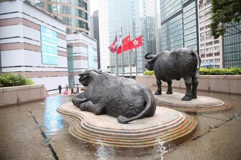 ■港股與港匯可以說是沒有任何關係,大市早前走低,可能是因為中美貿易衝突、地緣政治風險等。資料圖片 ■港股與港匯可以說是沒有任何關係,大市早前走低,可能是因為中美貿易衝突、地緣政治風險等。資料圖片
