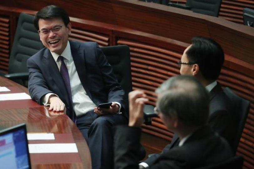 ■邱騰華早前去信美國,要求將香港剔除制裁名單。資料圖片 ■邱騰華早前去信美國,要求將香港剔除制裁名單。資料圖片