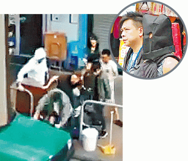 ■涉嫌與大埔一宗傷人案有關的疑兇昨在長洲度假屋被捕(圓圖)。 ■涉嫌與大埔一宗傷人案有關的疑兇昨在長洲度假屋被捕(圓圖)。