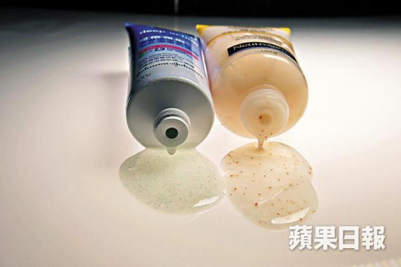 ■不少美容產品含微塑膠,會隨排水系統進入大海導致污染。 ■不少美容產品含微塑膠,會隨排水系統進入大海導致污染。