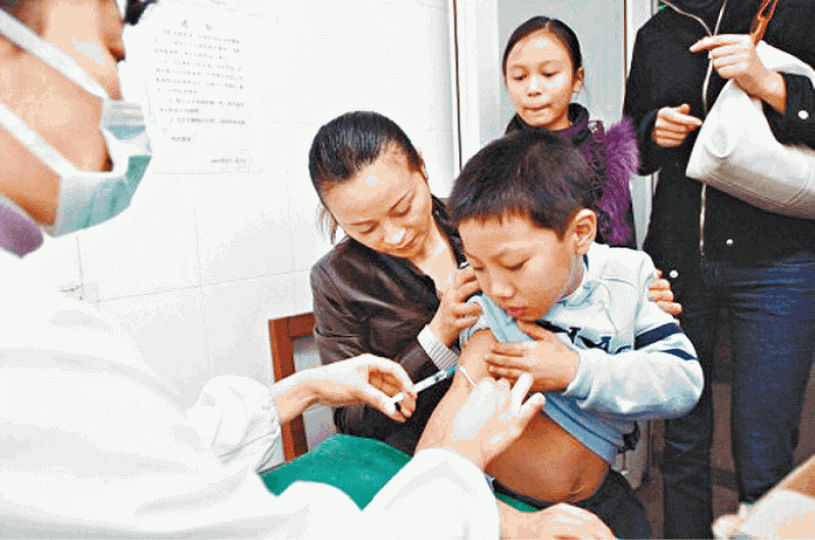 ■台灣疾管署指出,台灣幼童大部份都打過防疫針。資料圖片 ■台灣疾管署指出,台灣幼童大部份都打過防疫針。資料圖片