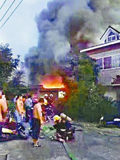 ■去年7月的江蘇縱火案釀22死慘劇。 ■去年7月的江蘇縱火案釀22死慘劇。