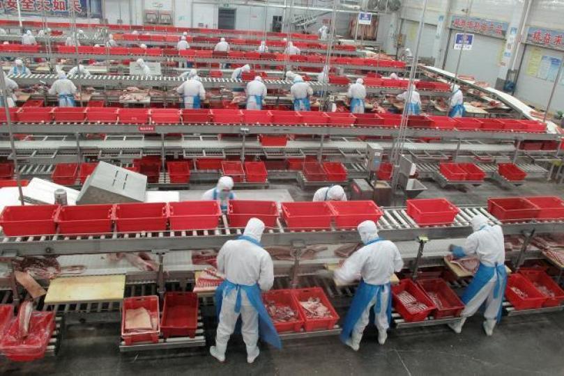 ■萬洲首季生物公允價值調整前純利按年增長22.1%。資料圖片 ■萬洲首季生物公允價值調整前純利按年增長22.1%。資料圖片