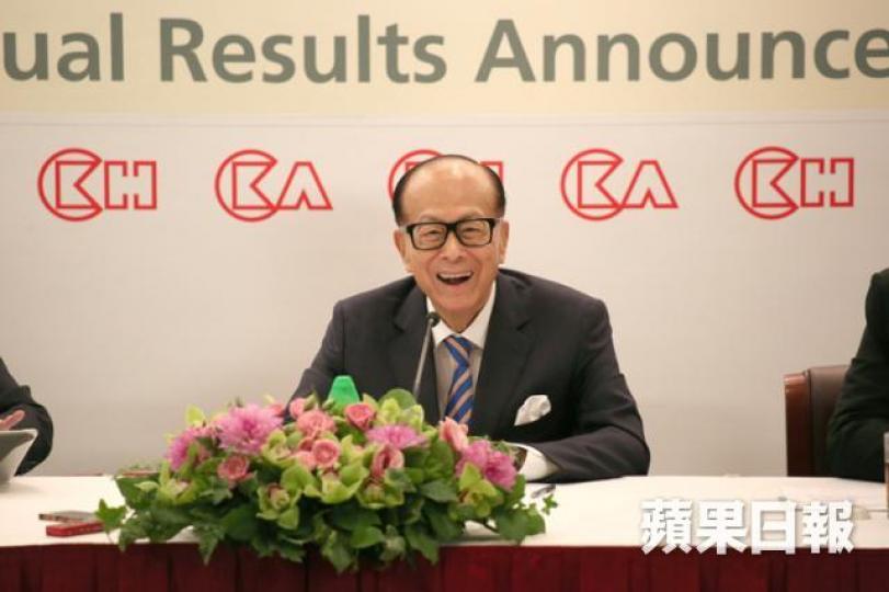 ■長實主席李嘉誠 ■長實主席李嘉誠