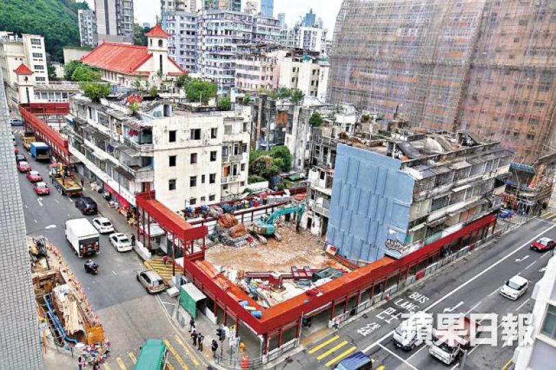 ■社聯組合屋項目將建於深水埗南昌街。 ■社聯組合屋項目將建於深水埗南昌街。