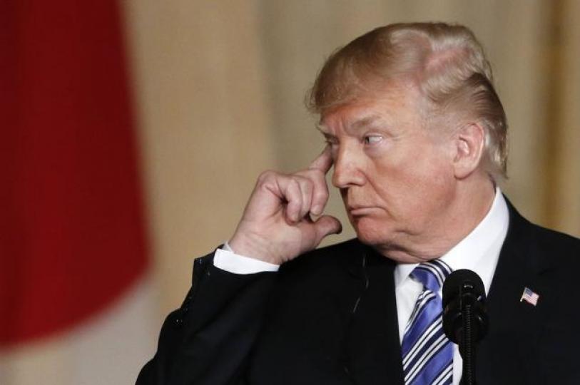 ■特朗普是一名典型的能伸能縮的商人,靠嚇唬壓人,壓不下就自己退讓。資料圖片 ■特朗普是一名典型的能伸能縮的商人,靠嚇唬壓人,壓不下就自己退讓。資料圖片