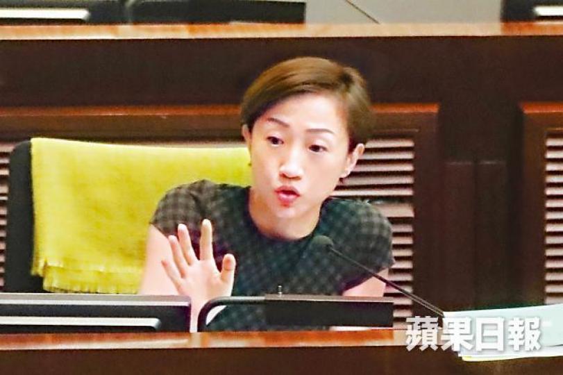 ■陳淑莊倡草案加入對內地執法人員扣留權作限制條文。 ■陳淑莊倡草案加入對內地執法人員扣留權作限制條文。
