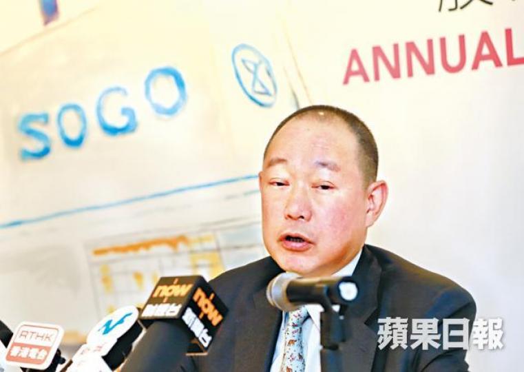 ■利福中國主席兼首席執行官劉鑾鴻。譚德潤攝 ■利福中國主席兼首席執行官劉鑾鴻。譚德潤攝
