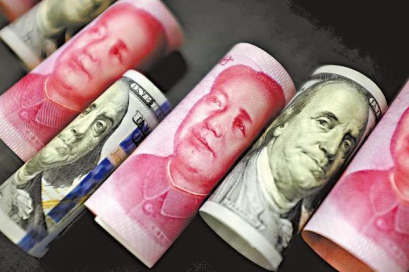 ■中國外滙儲備按月減少179.68億美元。資料圖片 ■中國外滙儲備按月減少179.68億美元。資料圖片