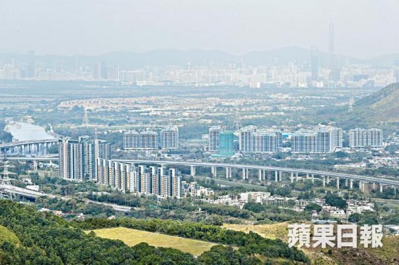 ■新地力拓錦田西北住宅王國。資料圖片 ■新地力拓錦田西北住宅王國。資料圖片