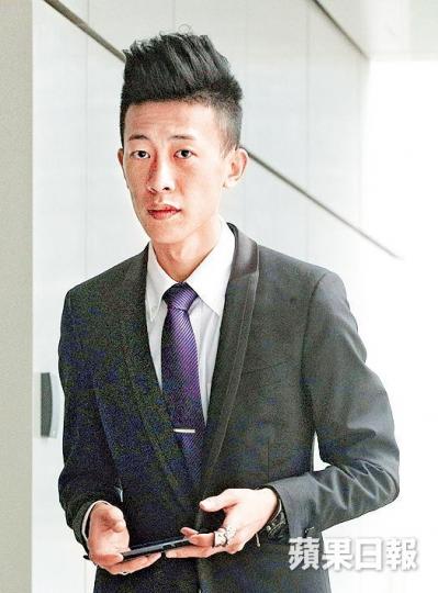 ■第四被告林傲軒被控非法集結及暴動兩罪。資料圖片 ■第四被告林傲軒被控非法集結及暴動兩罪。資料圖片