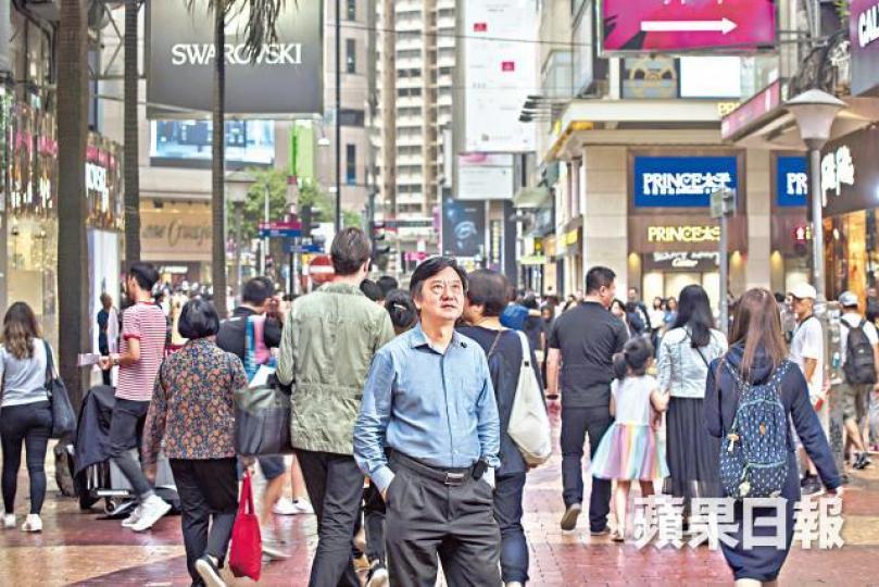 ■黎永滔認為舖租見底,料年底回升一成至一成半。 ■黎永滔認為舖租見底,料年底回升一成至一成半。