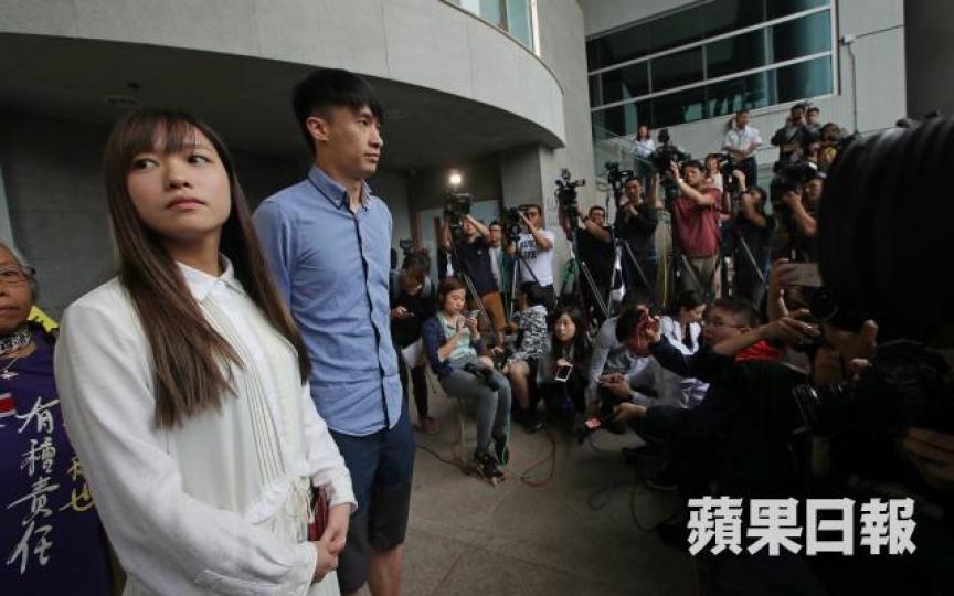 ■梁、游均選擇不求情,有大律師指兩人被判囚可能性大。易仰民攝 ■梁、游均選擇不求情,有大律師指兩人被判囚可能性大。易仰民攝