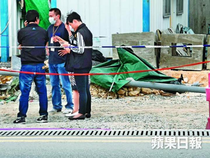 ■有工人本月初在港珠澳大橋香港接線地盤發現一個藏有屍體的垃圾袋。 ■有工人本月初在港珠澳大橋香港接線地盤發現一個藏有屍體的垃圾袋。