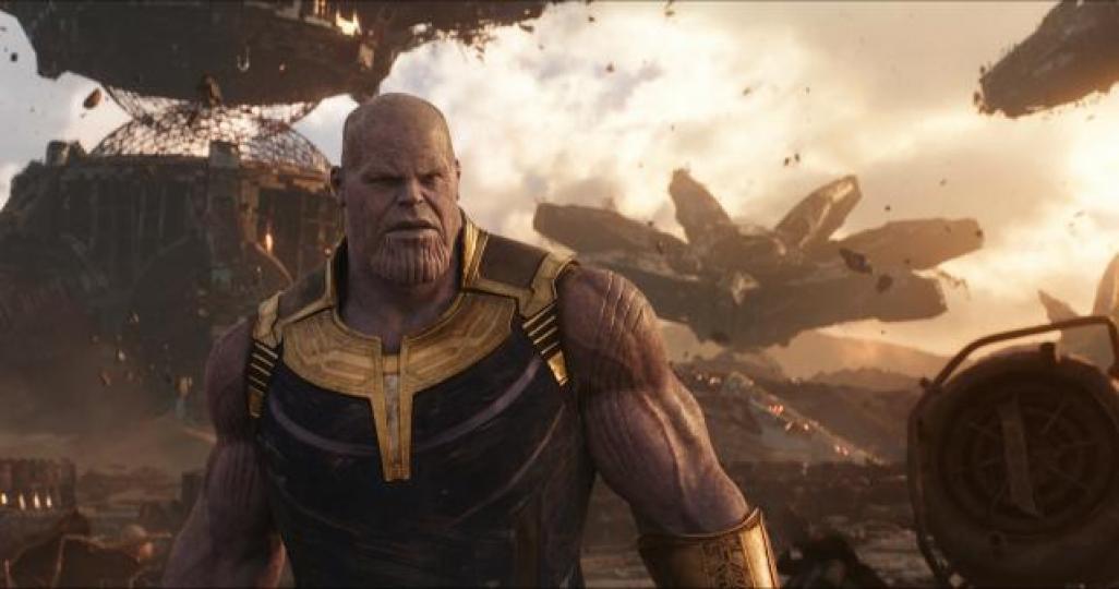 ■Thanos深信只有消除一半人口,才能恢復宇宙「平衡」。 互聯網圖片 ■Thanos深信只有消除一半人口,才能恢復宇宙「平衡」。 互聯網圖片