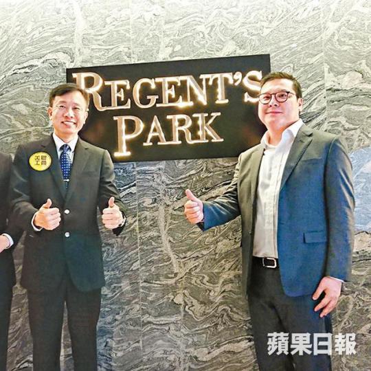 ■趙式浩(右)認為工貿市場可以做得更有規範。 ■趙式浩(右)認為工貿市場可以做得更有規範。