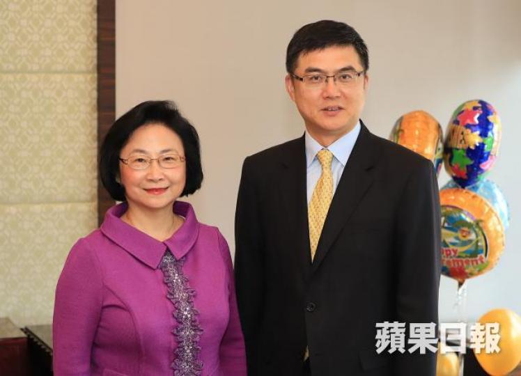 ■創銀行政總裁宗建新(右)及董事總經理梁高美懿。譚德潤攝 ■創銀行政總裁宗建新(右)及董事總經理梁高美懿。譚德潤攝