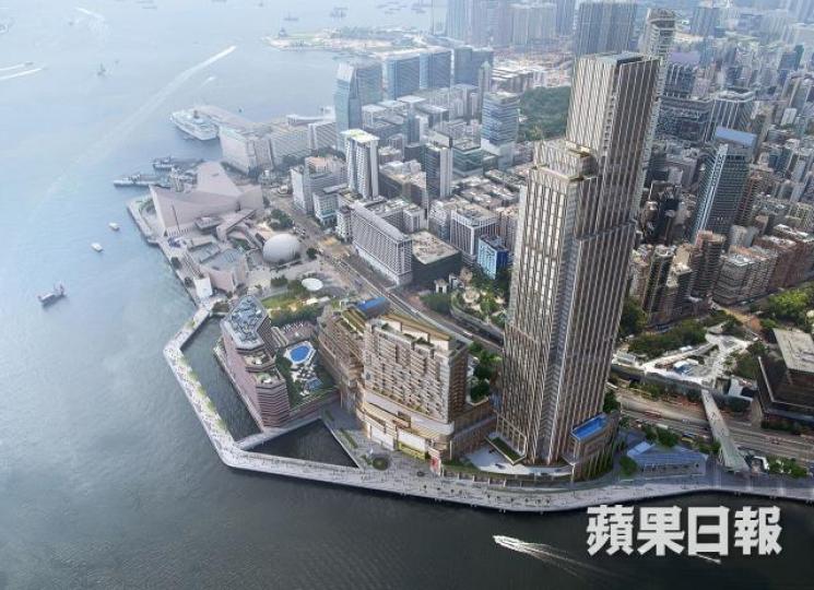 ■昔日的藍煙囪碼頭,經過數十年演變,將會變成綜合大樓Victoria Dockside。 ■昔日的藍煙囪碼頭,經過數十年演變,將會變成綜合大樓Victoria Dockside。