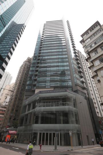 ■栢舍樓高28層,提供111個住宅單位。資料圖片 ■栢舍樓高28層,提供111個住宅單位。資料圖片