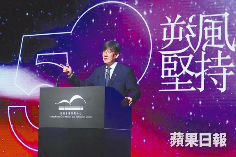 ■韓國JTBC新聞總監孫石熙,為香港記者協會50周年晚宴擔任演講嘉賓。 ■韓國JTBC新聞總監孫石熙,為香港記者協會50周年晚宴擔任演講嘉賓。