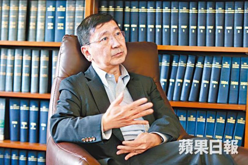 ■陳文敏稱近年外籍法官飽受壓力,中方干預越來越大。王子俊攝 ■陳文敏稱近年外籍法官飽受壓力,中方干預越來越大。王子俊攝