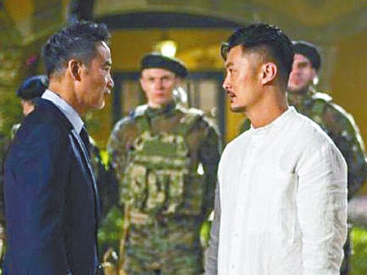 ■雖然《衛斯理》有余文樂(右)及任達華(左)助陣,但觀眾似乎對劇集質素不滿意。劇照 ■雖然《衛斯理》有余文樂(右)及任達華(左)助陣,但觀眾似乎對劇集質素不滿意。劇照