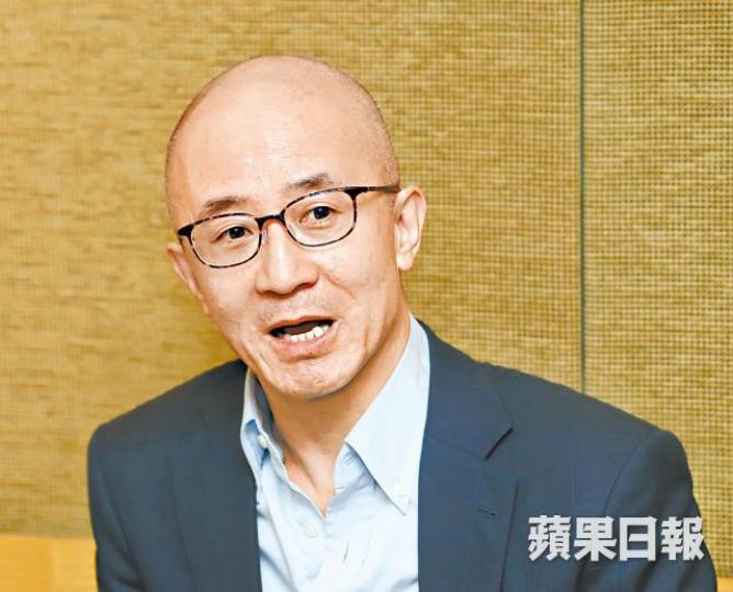■羅啟瑞於新福港股東會後見傳媒。譚德潤攝 ■羅啟瑞於新福港股東會後見傳媒。譚德潤攝