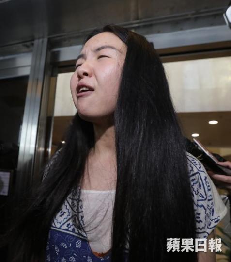 ■大狀指涉案的唐琳（圖）不會因拒絕解鎖而被控阻差辦公。