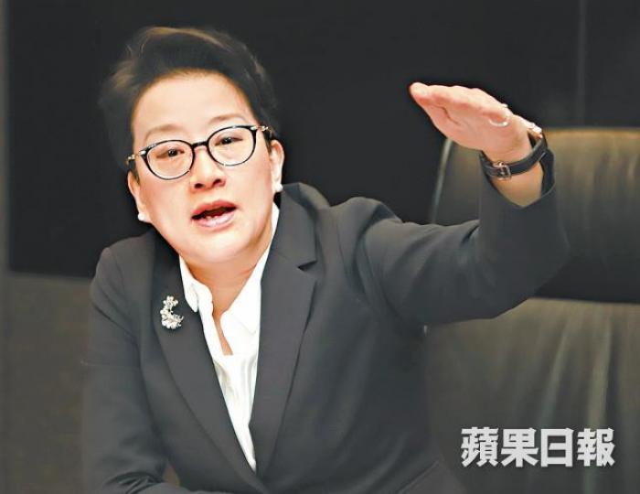 ■積金局營運總監羅盛梅透露有大型受託人將宣佈減價。譚德潤攝 ■積金局營運總監羅盛梅透露有大型受託人將宣佈減價。譚德潤攝