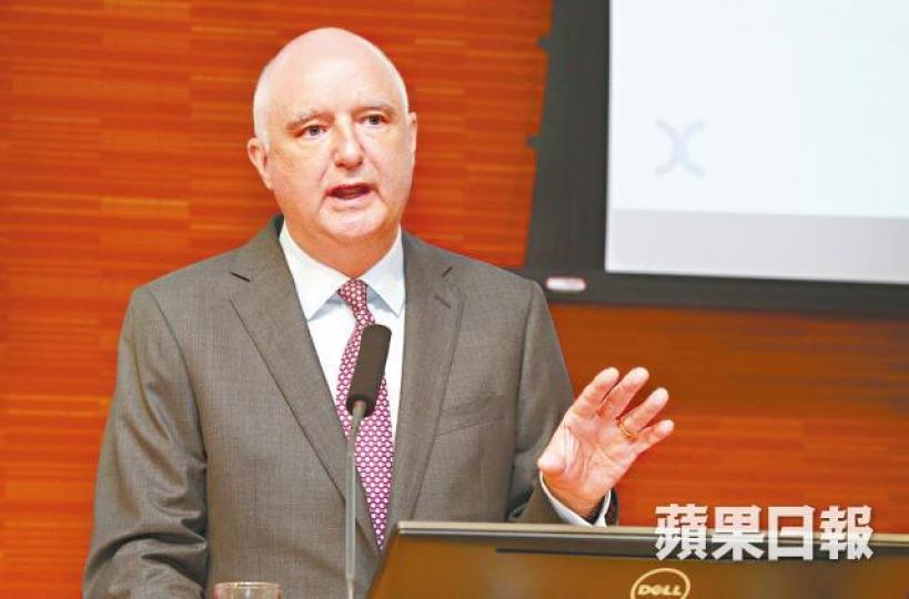 ■港交所戴林瀚指新修訂可鼓勵發行人於停牌後盡快恢復股份買賣。資料圖片 ■港交所戴林瀚指新修訂可鼓勵發行人於停牌後盡快恢復股份買賣。資料圖片