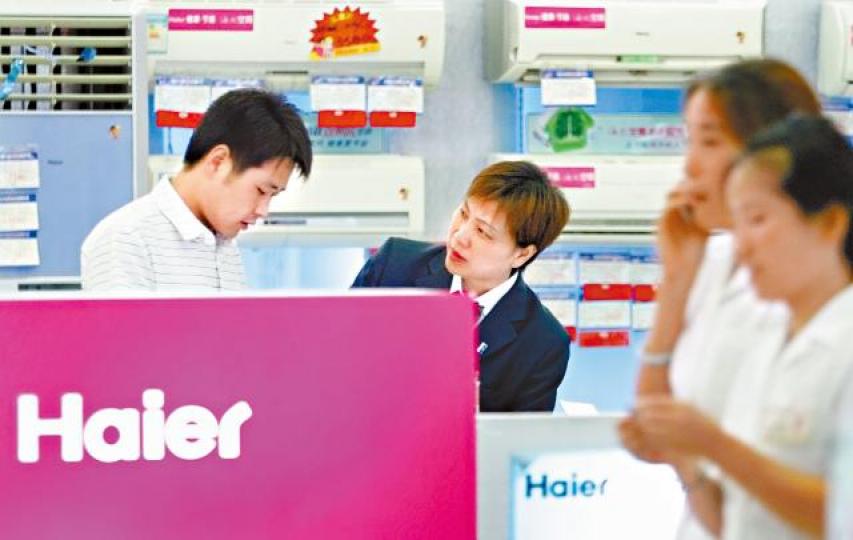 ■海爾造假最終被世衞踢爆;圖為海爾產品銷售點。互聯網 ■海爾造假最終被世衞踢爆;圖為海爾產品銷售點。互聯網