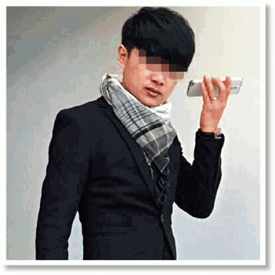 ■任職地盤的姓何疑兇打扮新潮。互聯網
■任職地盤的姓何疑兇打扮新潮。互聯網