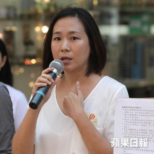 ■家長聯盟發言人張艷璿 ■家長聯盟發言人張艷璿