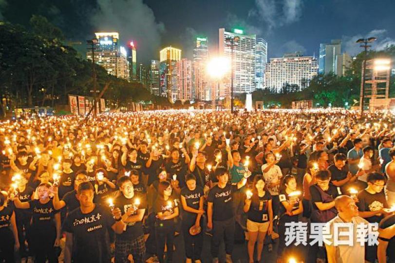 ■六四慘劇發生29年,港人對支持平反六四決心仍然堅定。 ■六四慘劇發生29年,港人對支持平反六四決心仍然堅定。